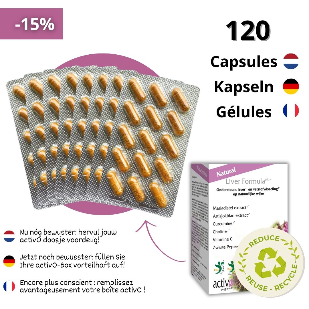 Navulling: 120 Capsules Liver Formula Plus