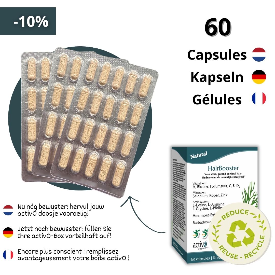 Navulling: 60 Capsules HairBooster