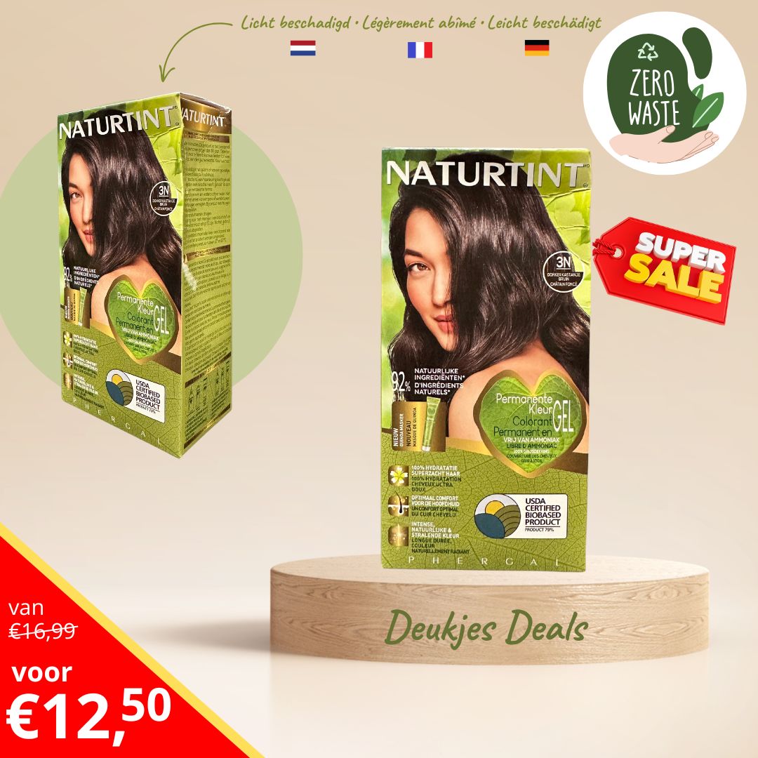 3N Donker Kastanje Bruin Naturtint Permanente Haarkleuring DEUKJES DEALS