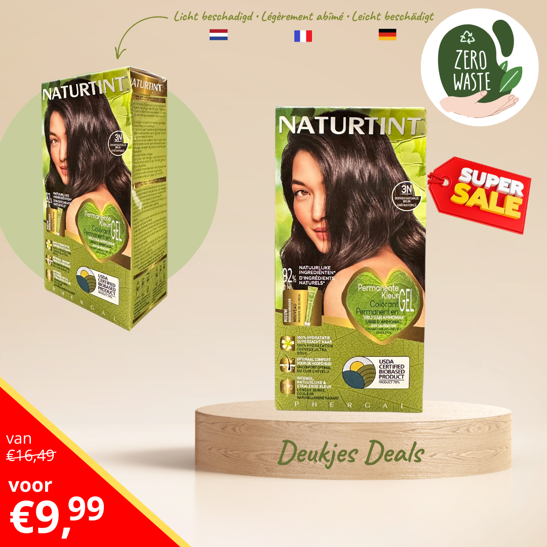 3N Donker Kastanje Bruin Naturtint Permanente Haarkleuring DEUKJES DEALS