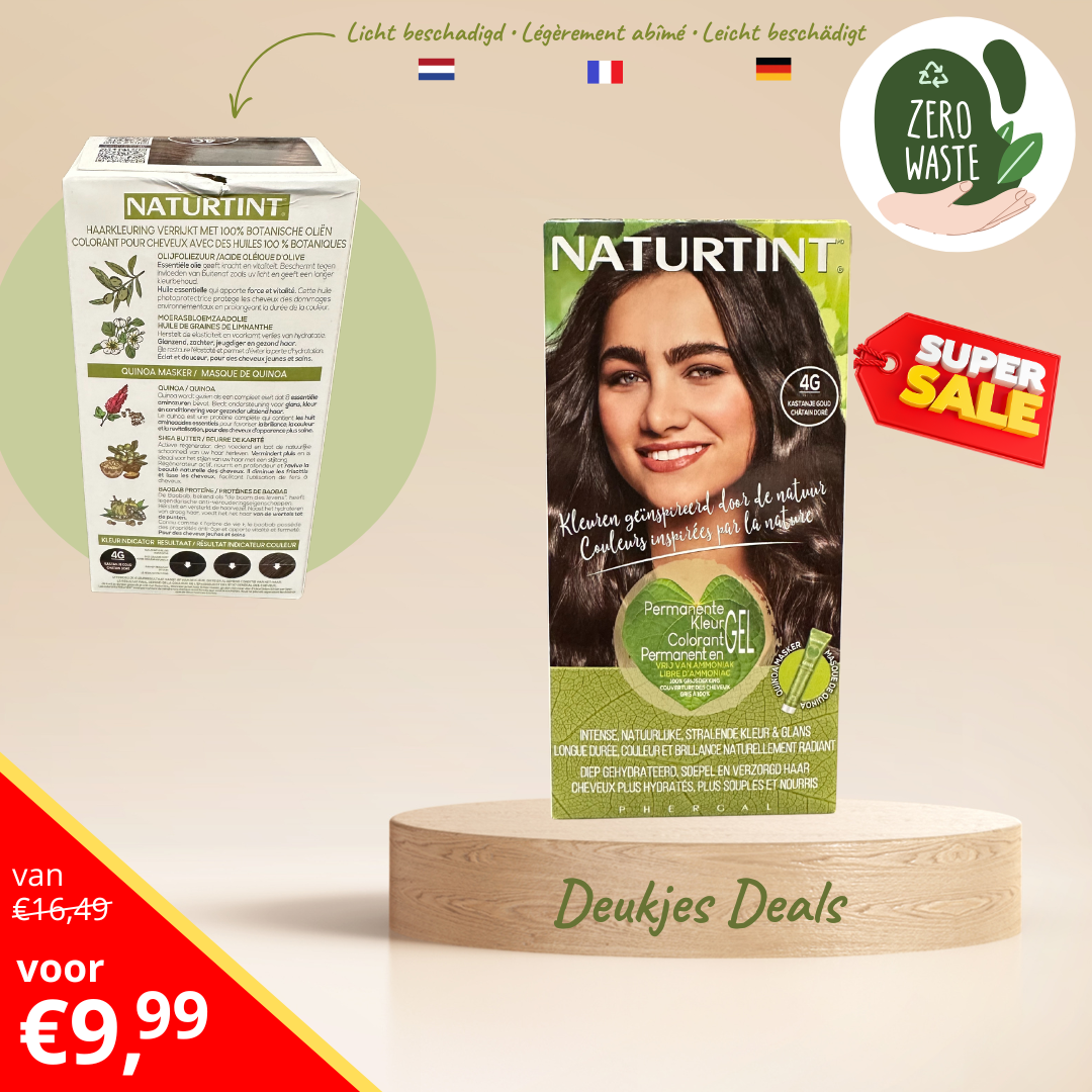 4G Kastanje Goud Naturtint Permanente Haarkleuring DEUKJES DEALS