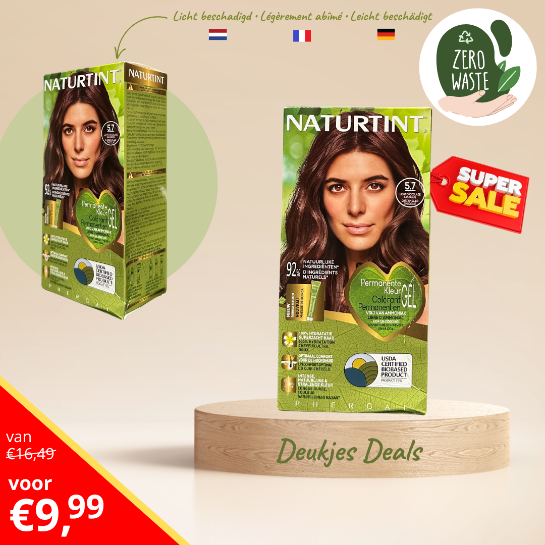 5.7 Licht Chocolade Kastanje Naturtint Permanente Haarkleuring DEUKJES DEALS