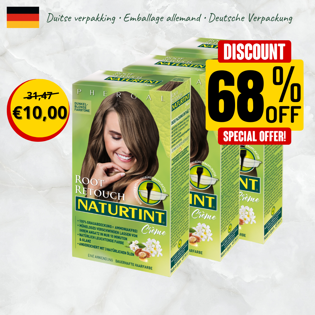 Bundel: 3x Donker Blonde Tinten Root Retouch (Duitse verpakking)